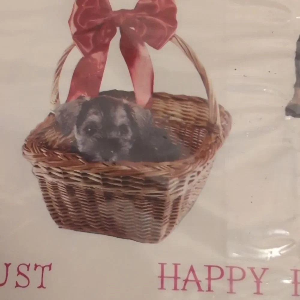 Hallmark vintage Father's Day dog‎ gift wrapping paper NIP